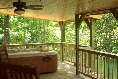 Cabin in Woods - Porch
